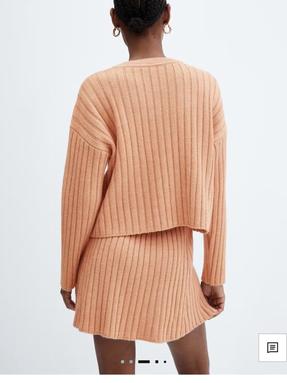 Mango Ribbed Neck Sweater - Picture 3 of 3